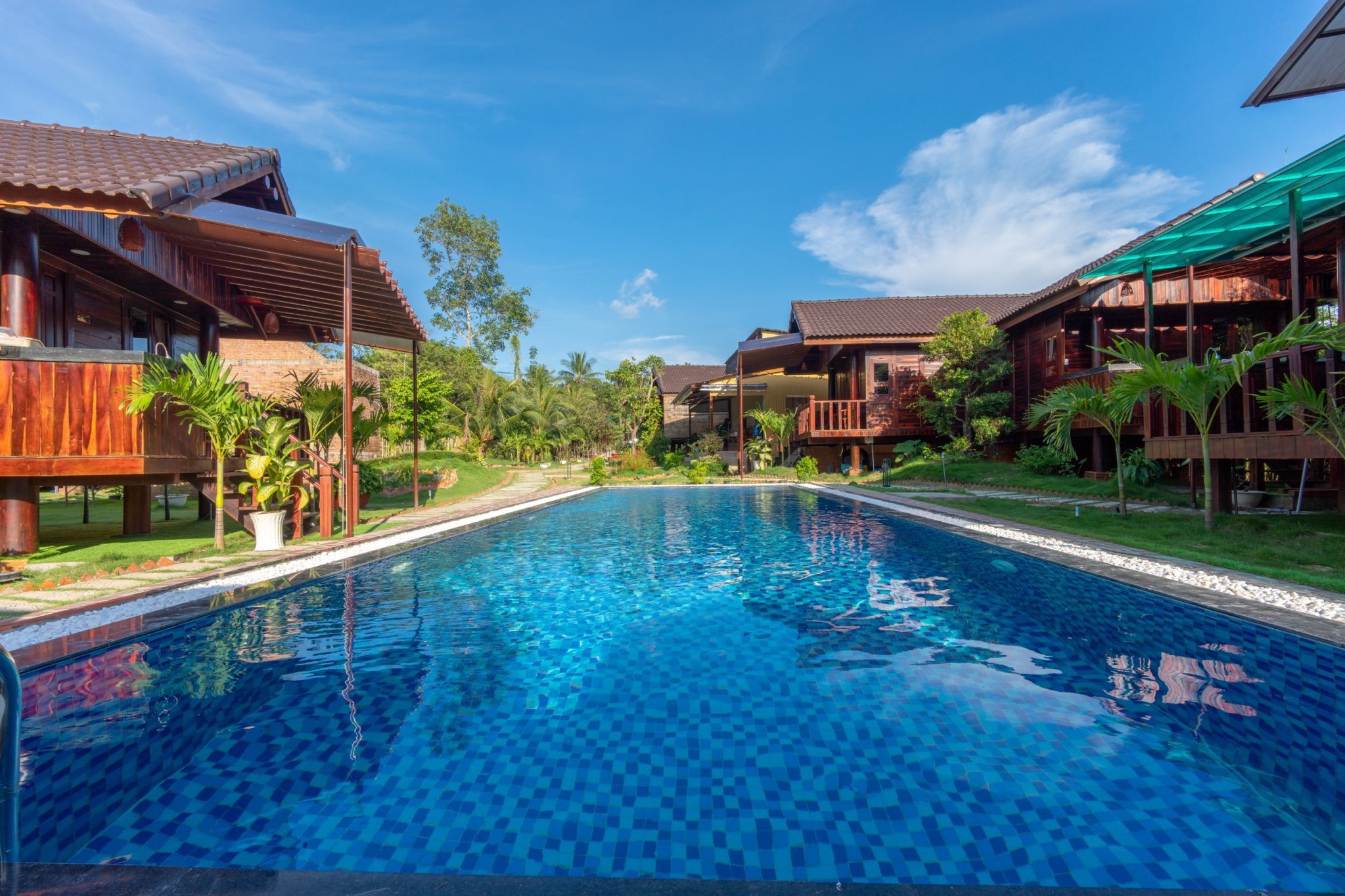 Anna Pham Bungalow-泳池