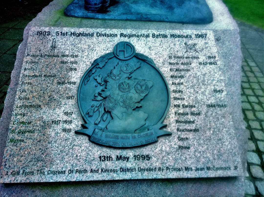 51st Highland Division Memorial-珀斯必去景点