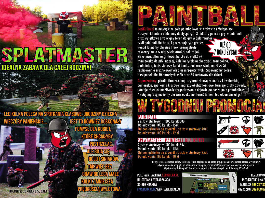 LeciKulka.pl Paintball Krakow-克拉科夫必去景点