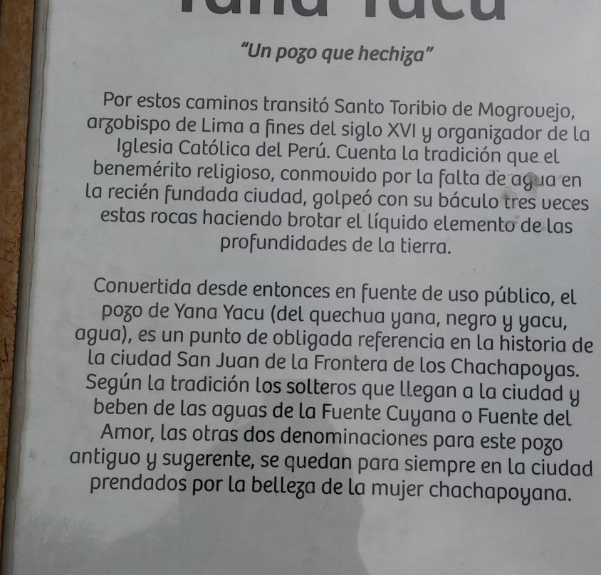 Pozo de Yanayacu-Chachapoyas必去景点