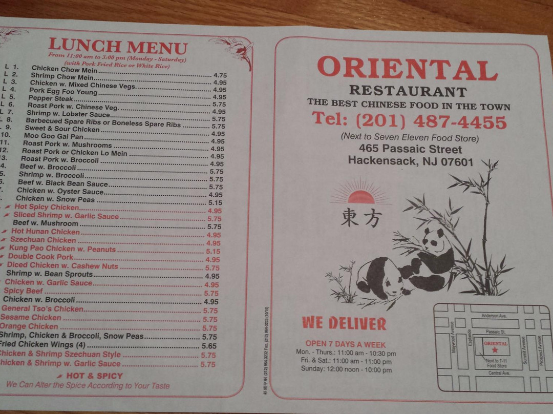 Oriental Restaurant