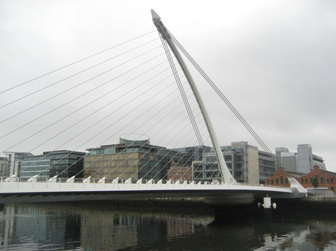 Samuel Beckett Bridge-都柏林必去景点