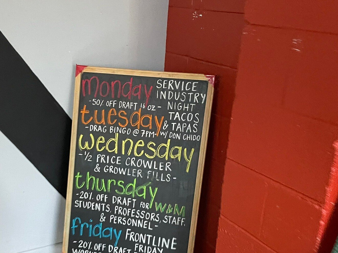 The Virginia Beer Company-威廉斯堡必去景点