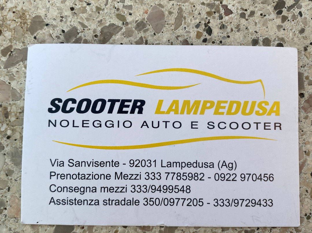 Scooter Lampedusa