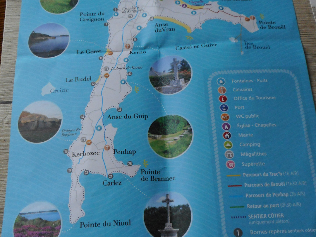 Balade en minibus L'ile aux Moines-伊尔奥穆瓦内必去景点