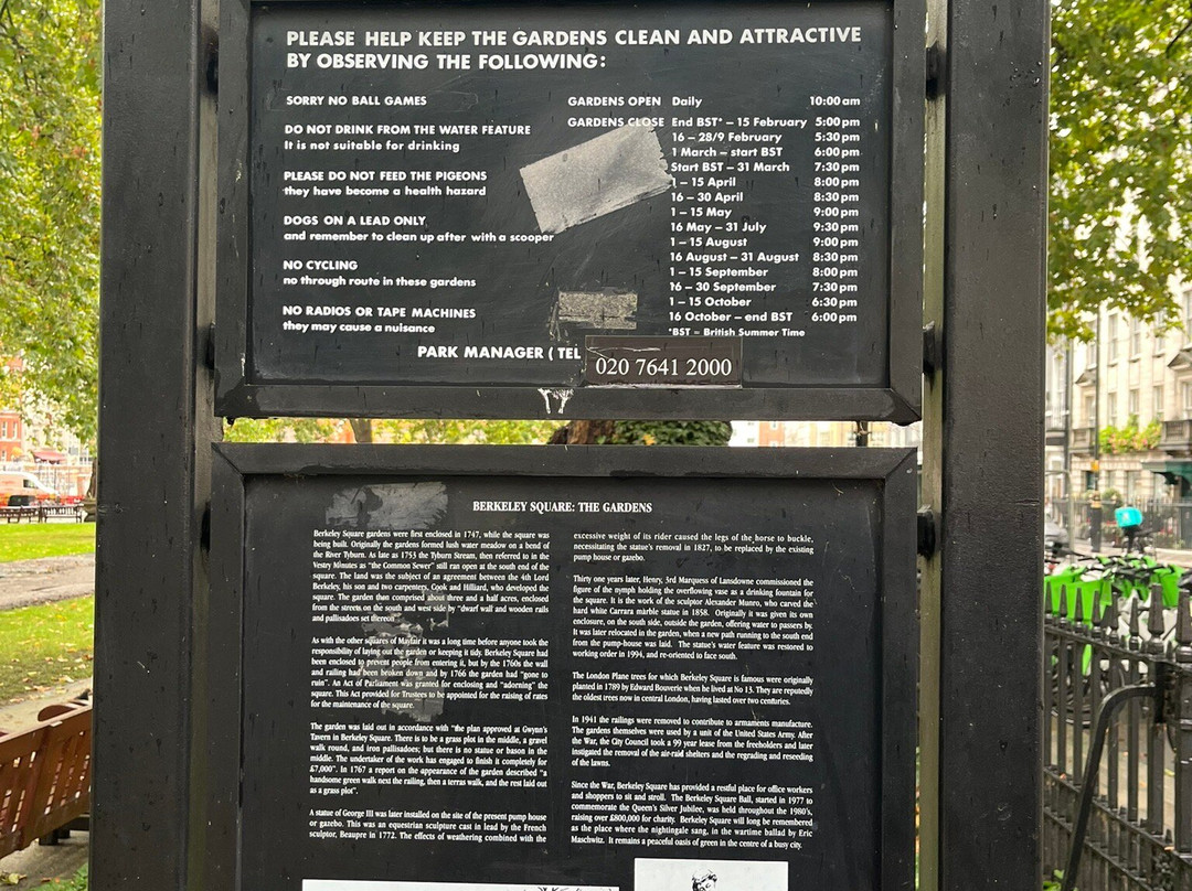Berkeley Square-伦敦必去景点