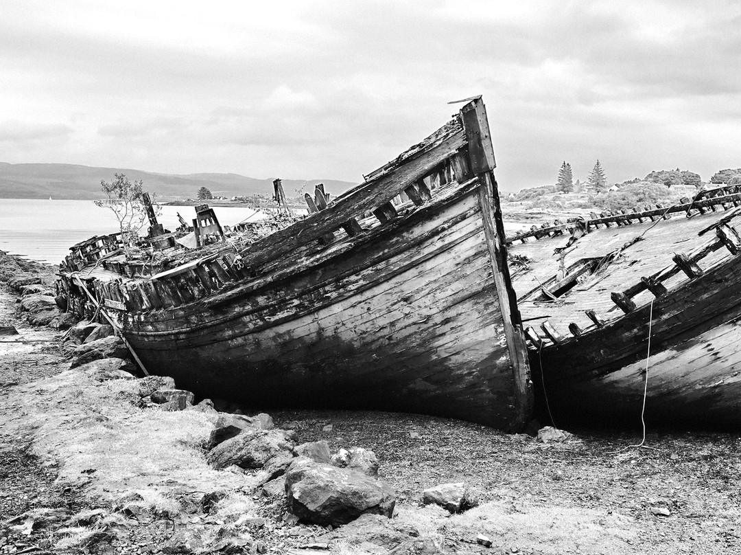 Ship Wreck at Salen Beach-Salen必去景点