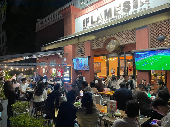 The Flames Restaurant And Sports Bar