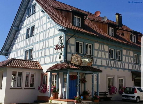 Oberteuringen酒店住宿-Pension Rose Garni