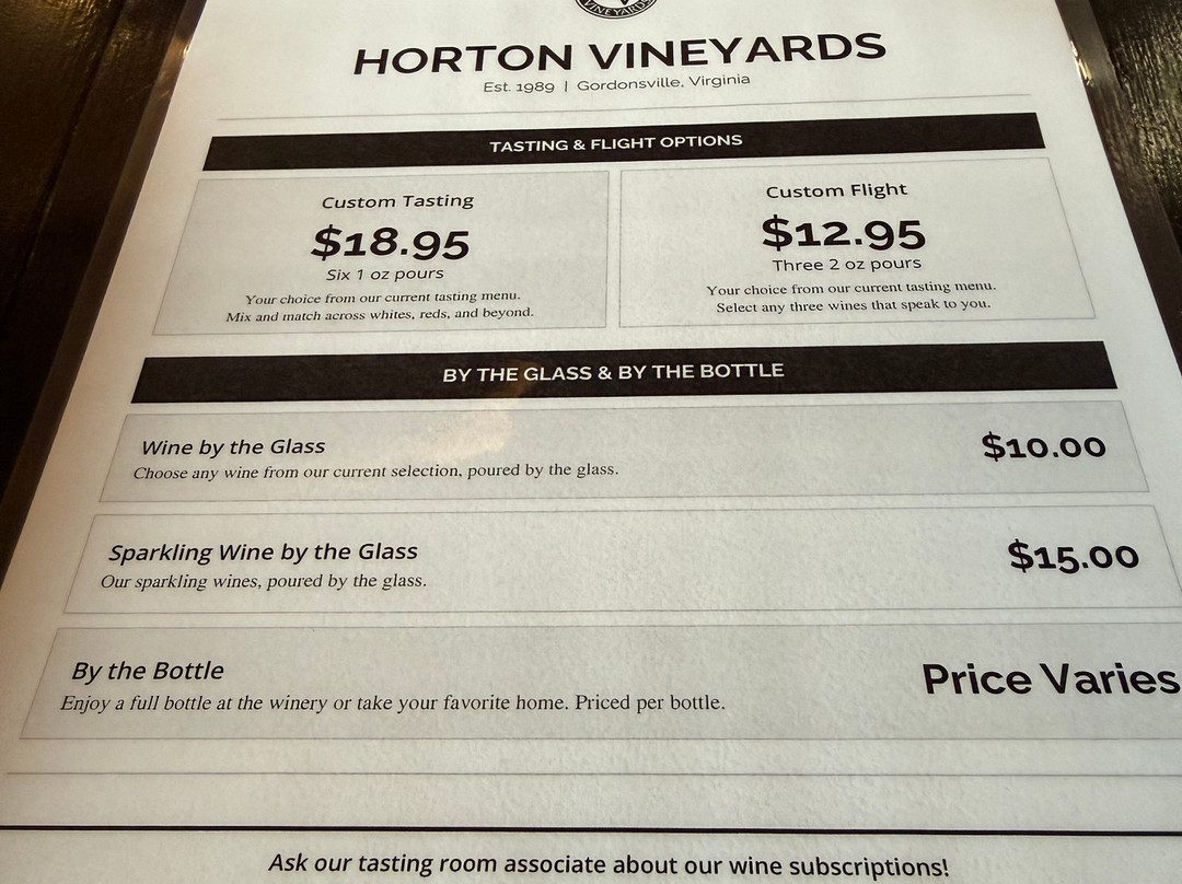 Horton Vineyards-Gordonsville必去景点