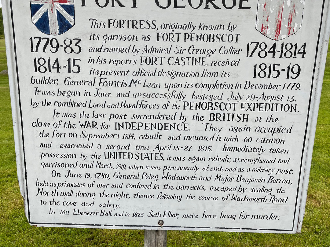 Fort George State Park-Castine必去景点