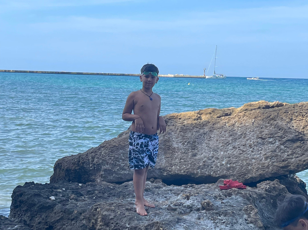 La playa di Castellammare del Golfo-戈尔福海堡必去景点