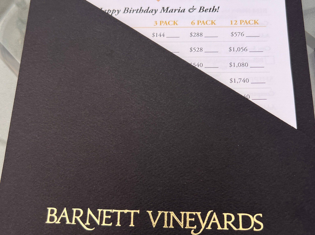 Barnett Vineyards-圣海伦娜必去景点