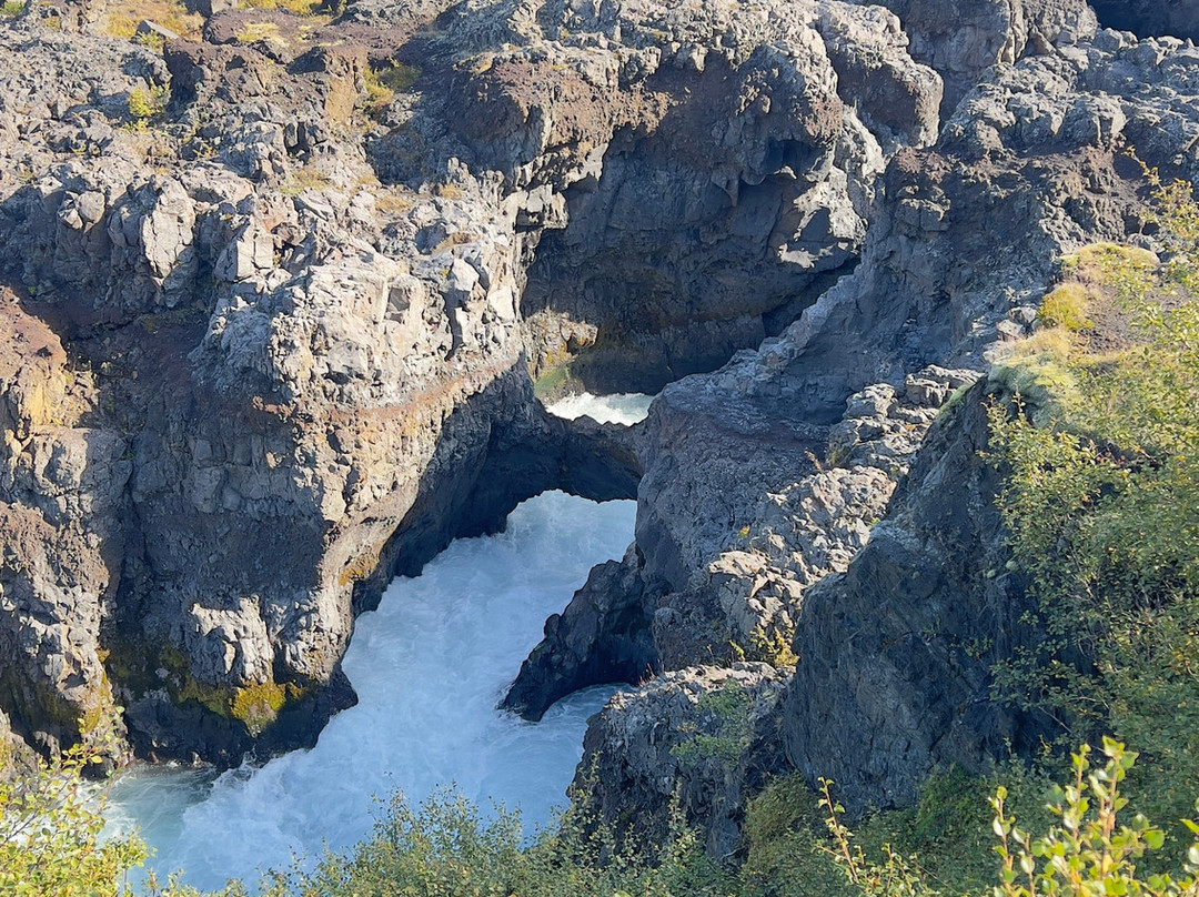 Hraunfossar Lava Waterfall-Hraunfossar必去景点