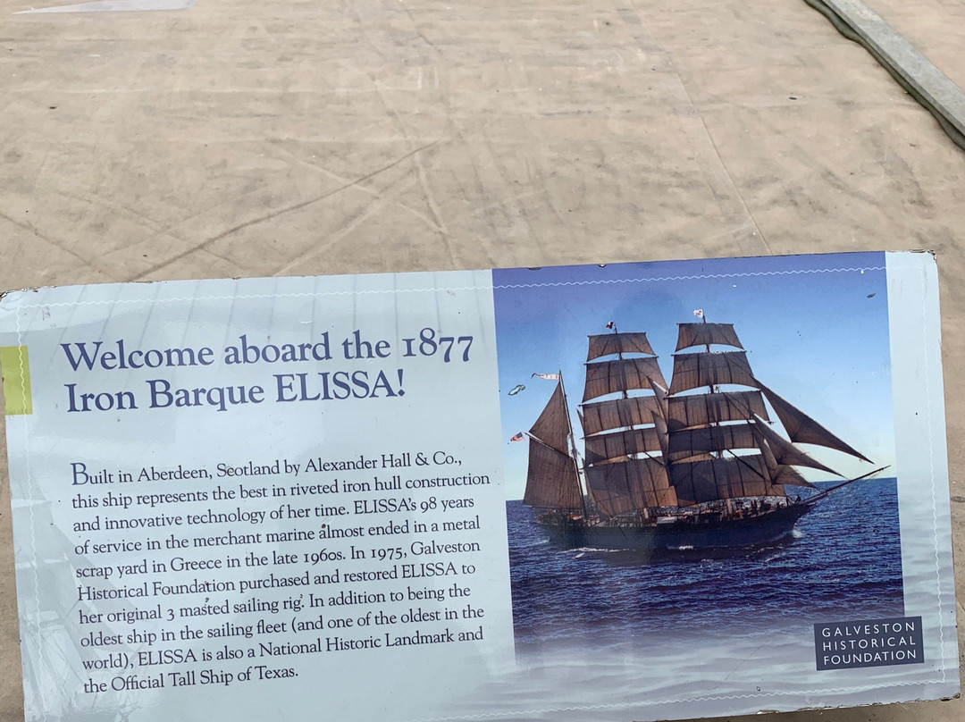 Galveston Historic Seaport - Home of the 1877 Tall Ship ELISSA景点图片