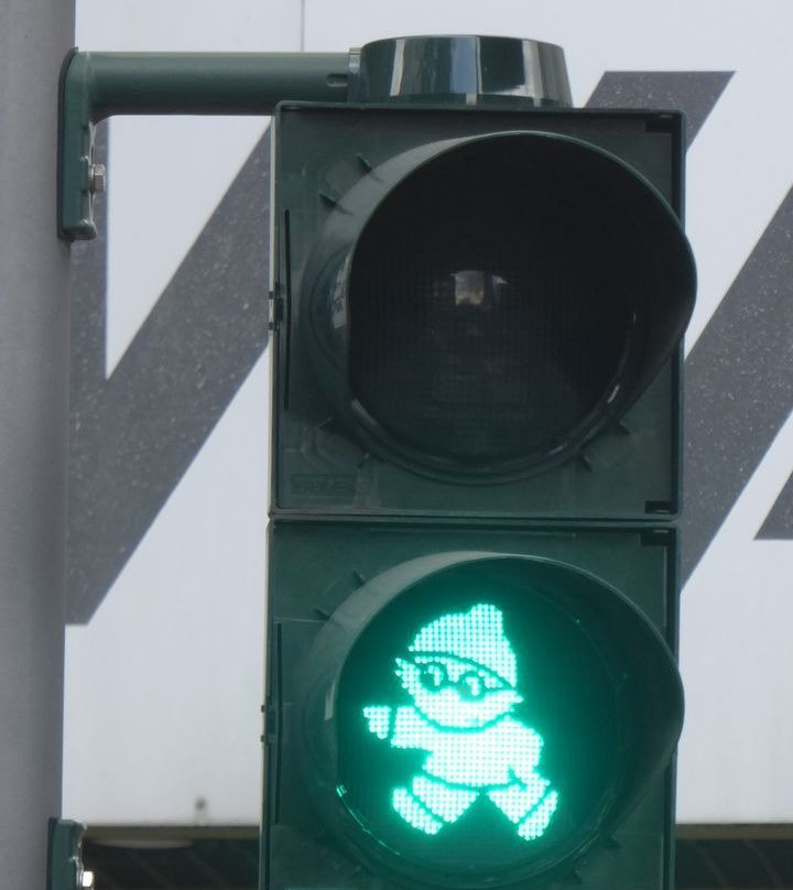 Mainzelmannchen Ampel-美因茨必去景点