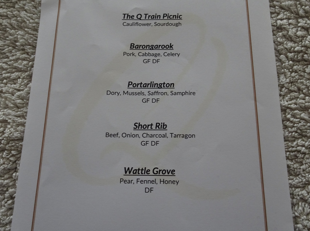 The Q Train-Drysdale必去景点