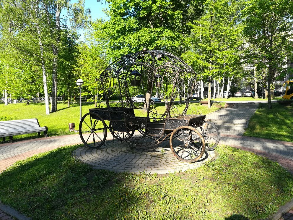 Sculpture-Flowerbed the Coach for Cinderella景点图片