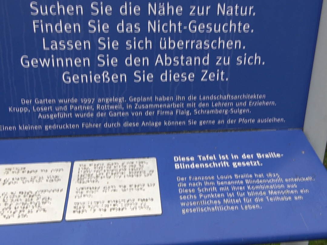 Garten der Sinne-Schramberg必去景点