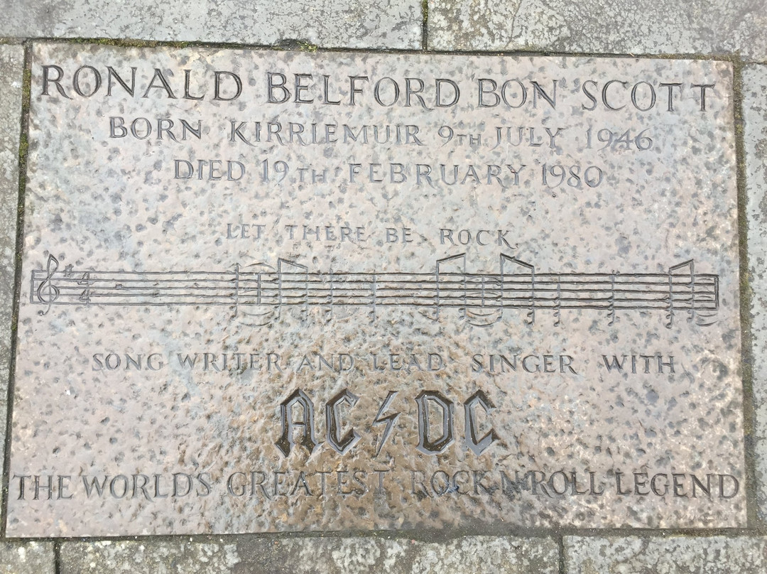 Bon Scott Plaque-Kirriemuir必去景点