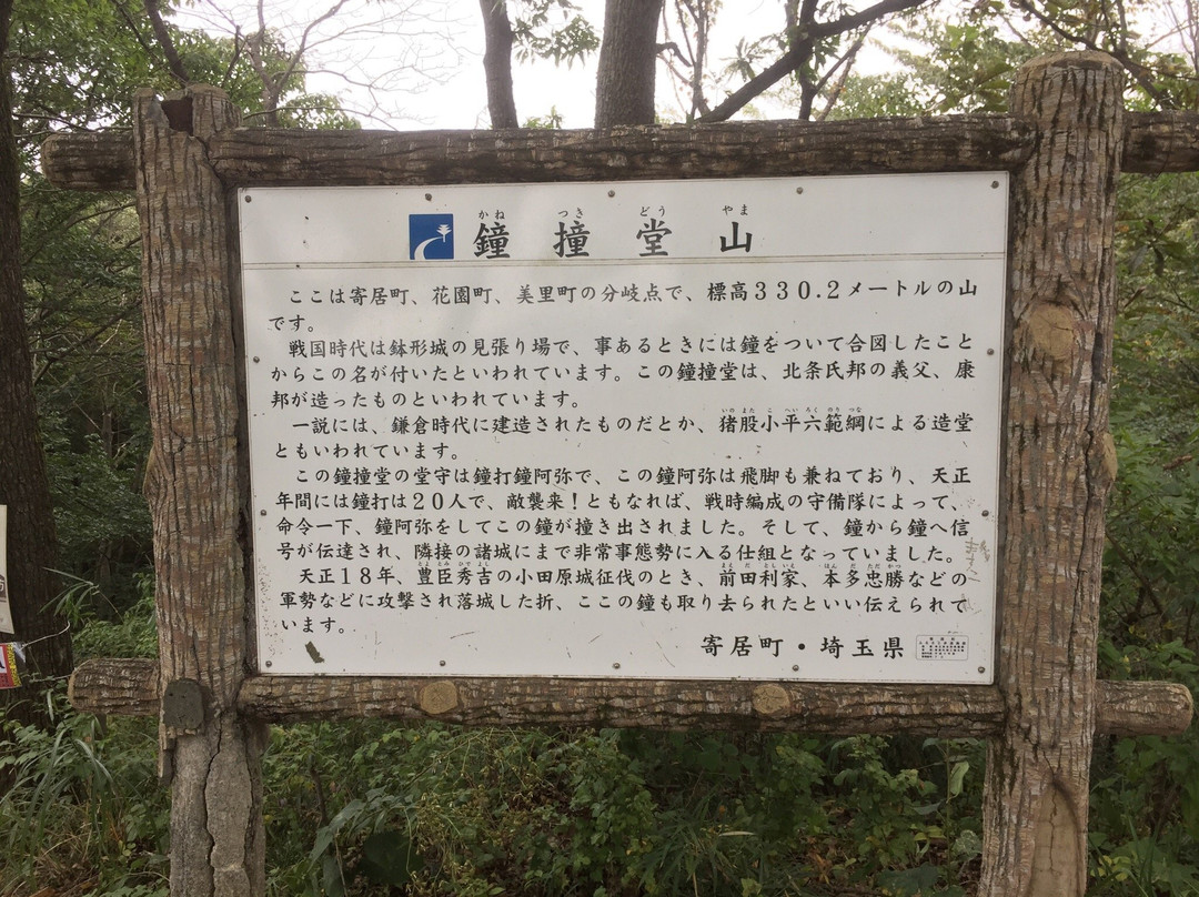 Mt. Kanetsukido-寄居町必去景点