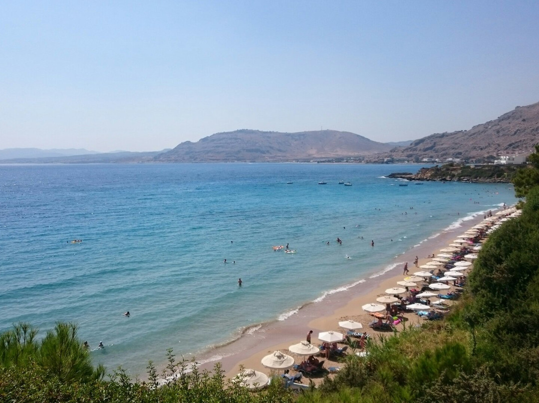 Pefkos Beach-Pefkos必去景点