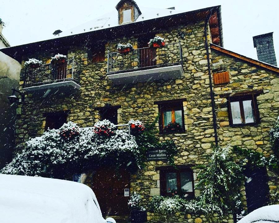 Castanesa酒店住宿-Hostal Rural Casa Moline