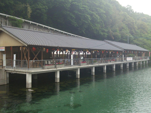 竹中池ソーメン流し