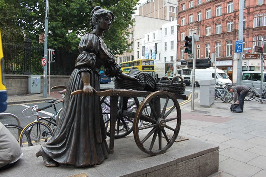 Molly Malone Statue-都柏林必去景点