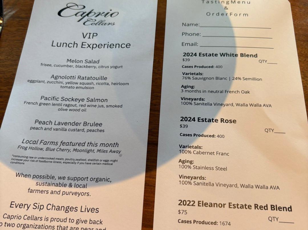 Caprio Cellars-瓦拉瓦拉必去景点