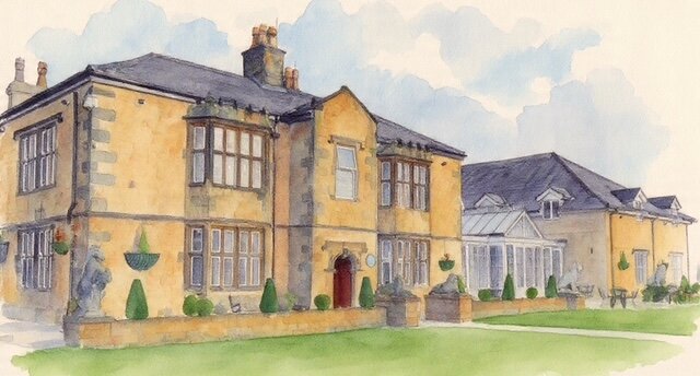 Rogerthorpe Manor Hotel-浴室