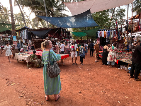 Anjuna Market-安朱纳必去景点