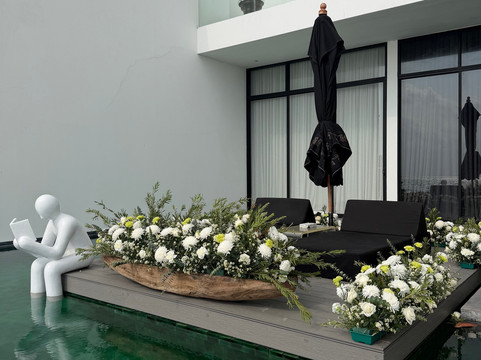 苏梅岛图书馆秘密泳池别墅主图