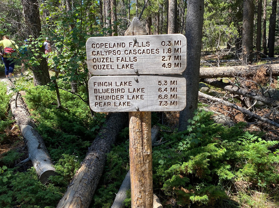 Ouzel  Falls-落基山国家公园必去景点