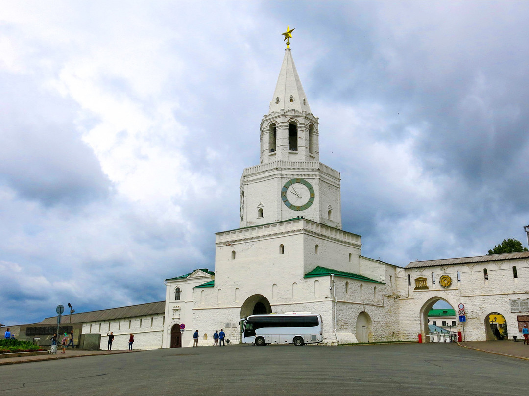 Spasskaya Tower of the Kazan Kremlin-喀山必去景点