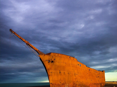 Barco hundido Marjory Glen-Rio Gallegos必去景点