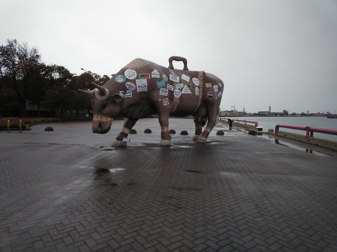 Sculpture cow-Ventspils必去景点