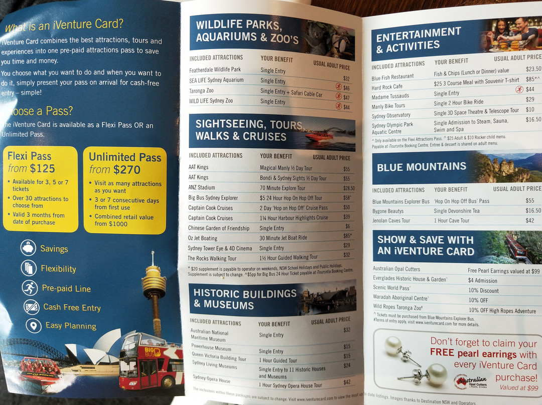 iVenture Card International Pty Ltd-悉尼必去景点