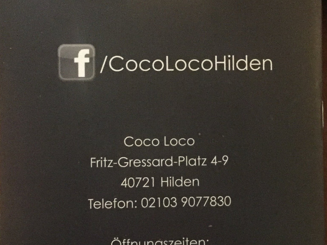 Coco Loco-希尔登必去景点