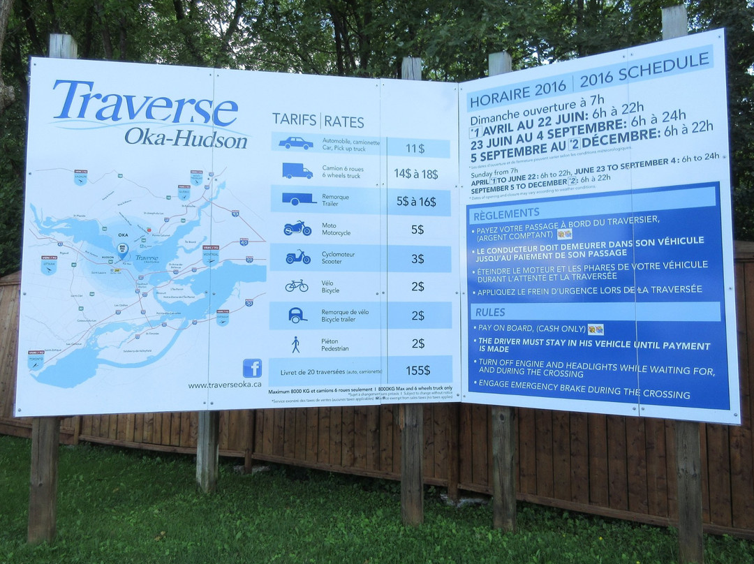 Traverse Oka-Hudson-Oka必去景点