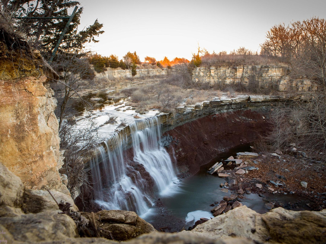 Cowley County Waterfall-Arkansas City必去景点