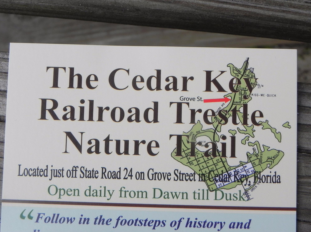 Cedar Key Railroad Trestle Nature Trail-锡达礁必去景点