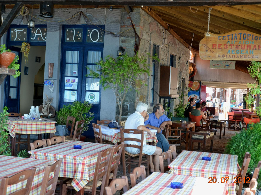 Skala Eresou餐馆和美食-Aegean Aigaio