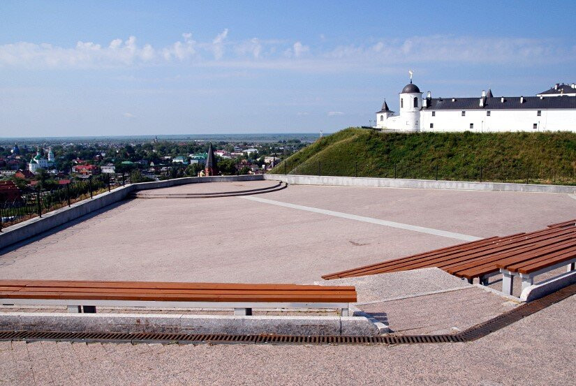 Observation deck in Ermak's garden