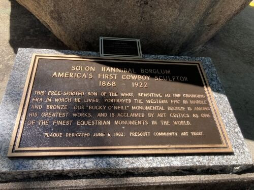 Bucky O'Neill Monument-普雷斯科特必去景点