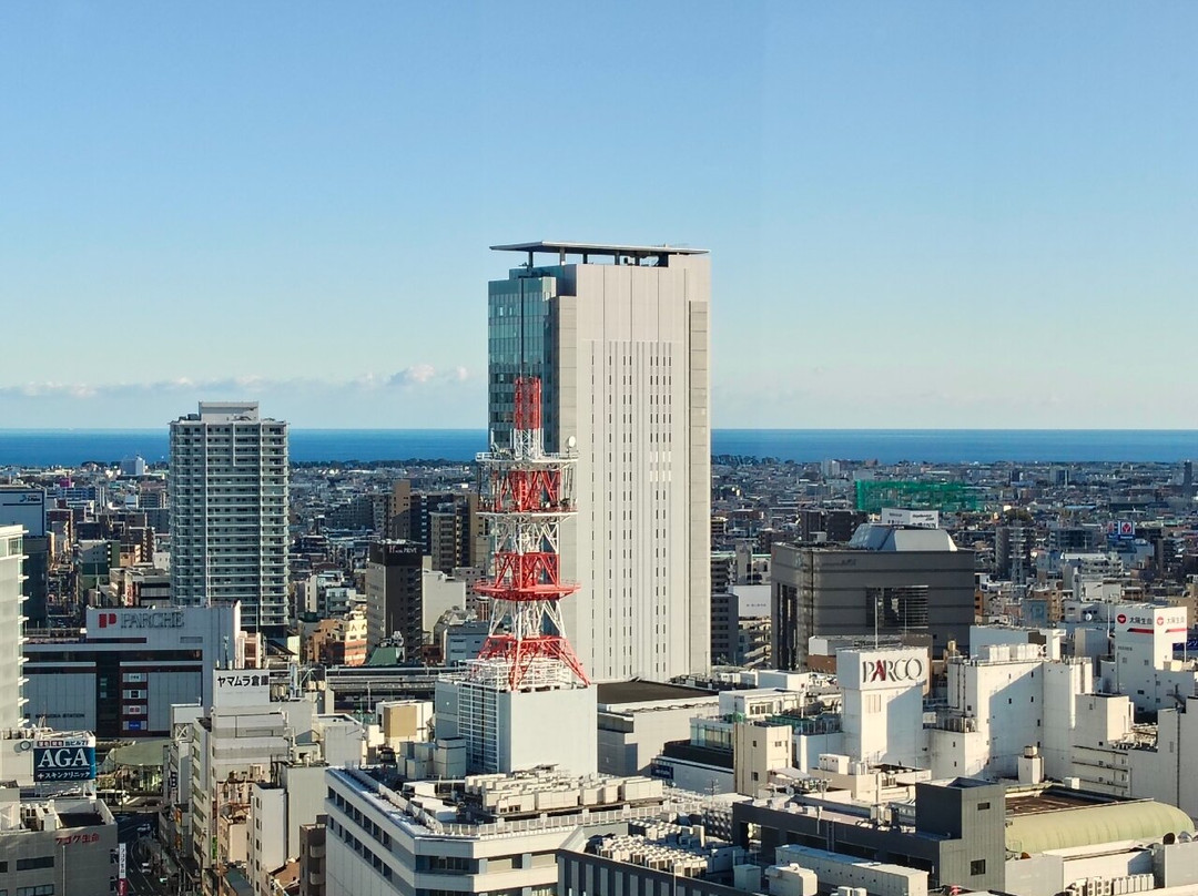 Prefectural Office Annex 21st Floor Lobby Outlook-静冈市必去景点