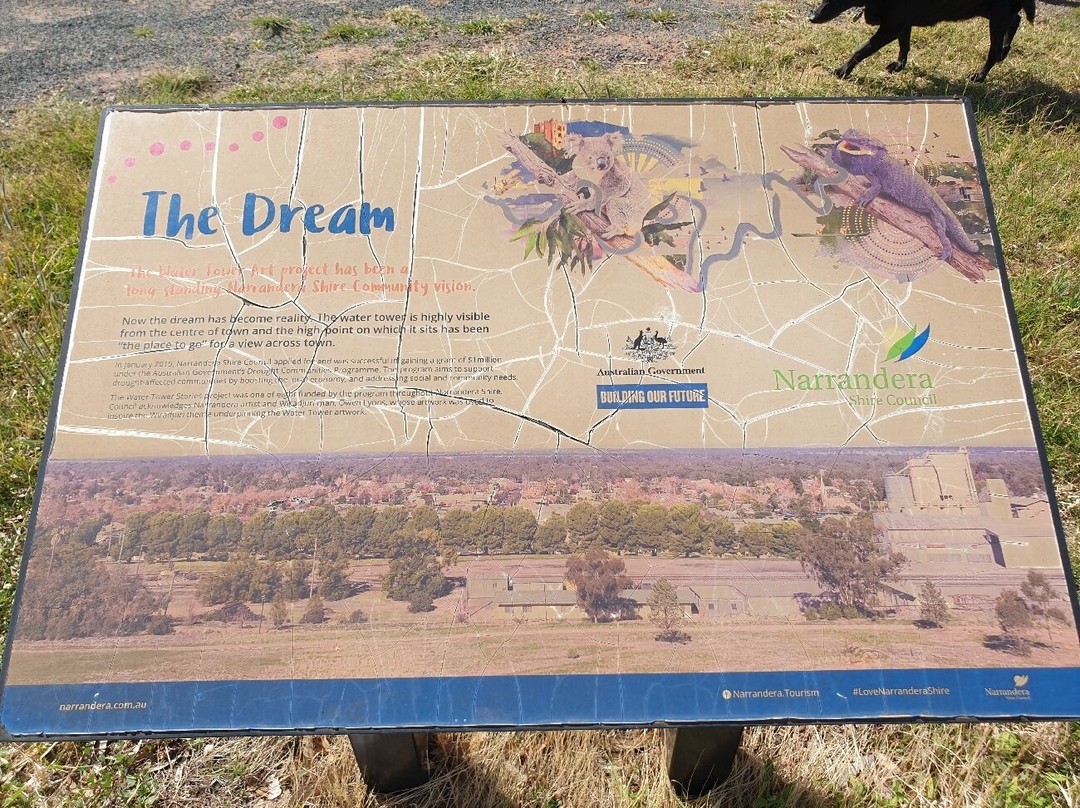 Narrandera Water Tower Art-Narrandera必去景点