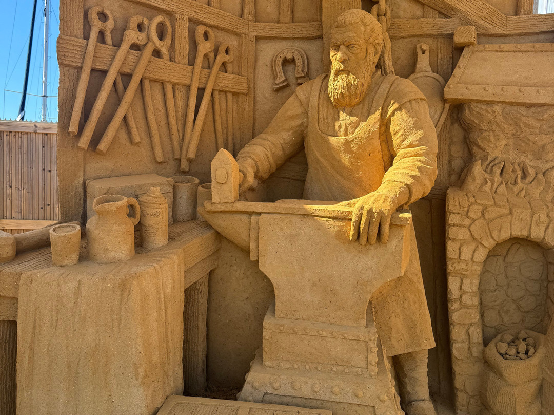 Hundested Sandskulptur Festival-洪德斯德必去景点