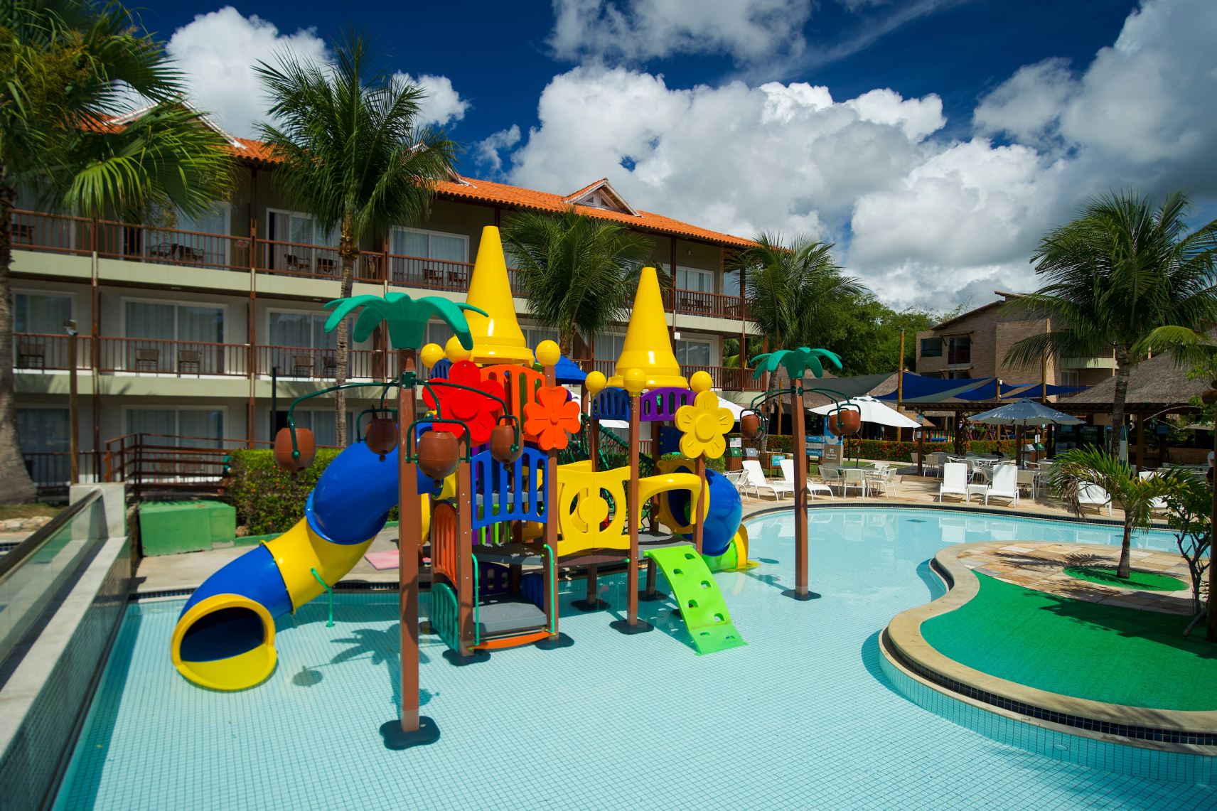 Maceió Mar Resort All Inclusive-泳池