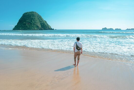 Pantai Pulau Merah-巴纽旺宣必去景点